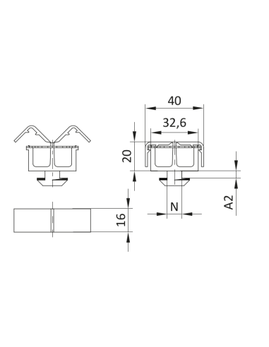 Nośnik kablowy [8] z separatorem