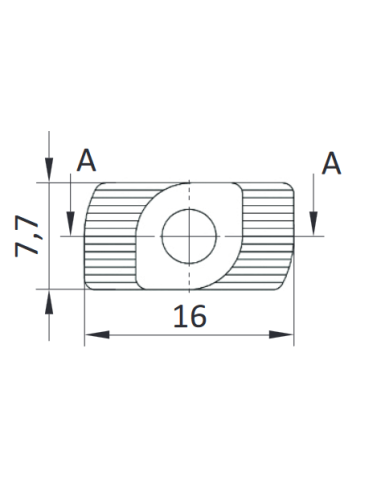 Nakrętka młoteczkowa ESD  M4 [8]
