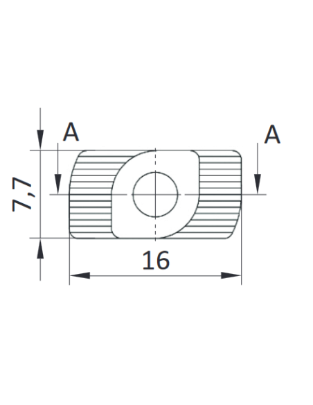 Nakrętka młoteczkowa ESD  M6 [8]