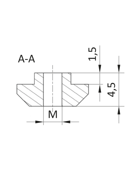 Nakrętka młoteczkowa ESD  M6 [8]