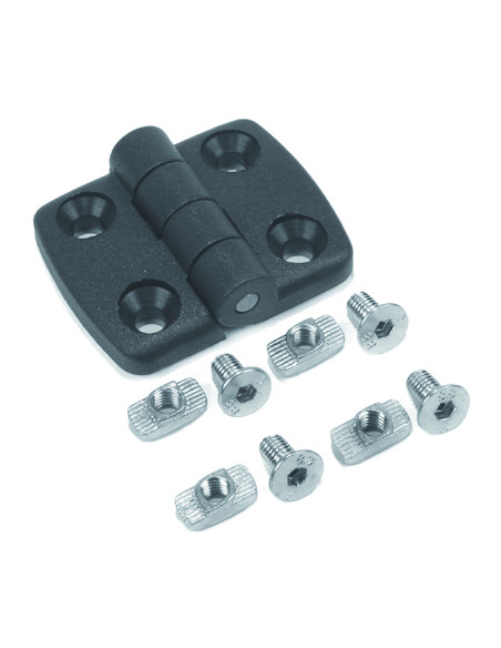 Zawias plastikowy PA 30x30 [8]